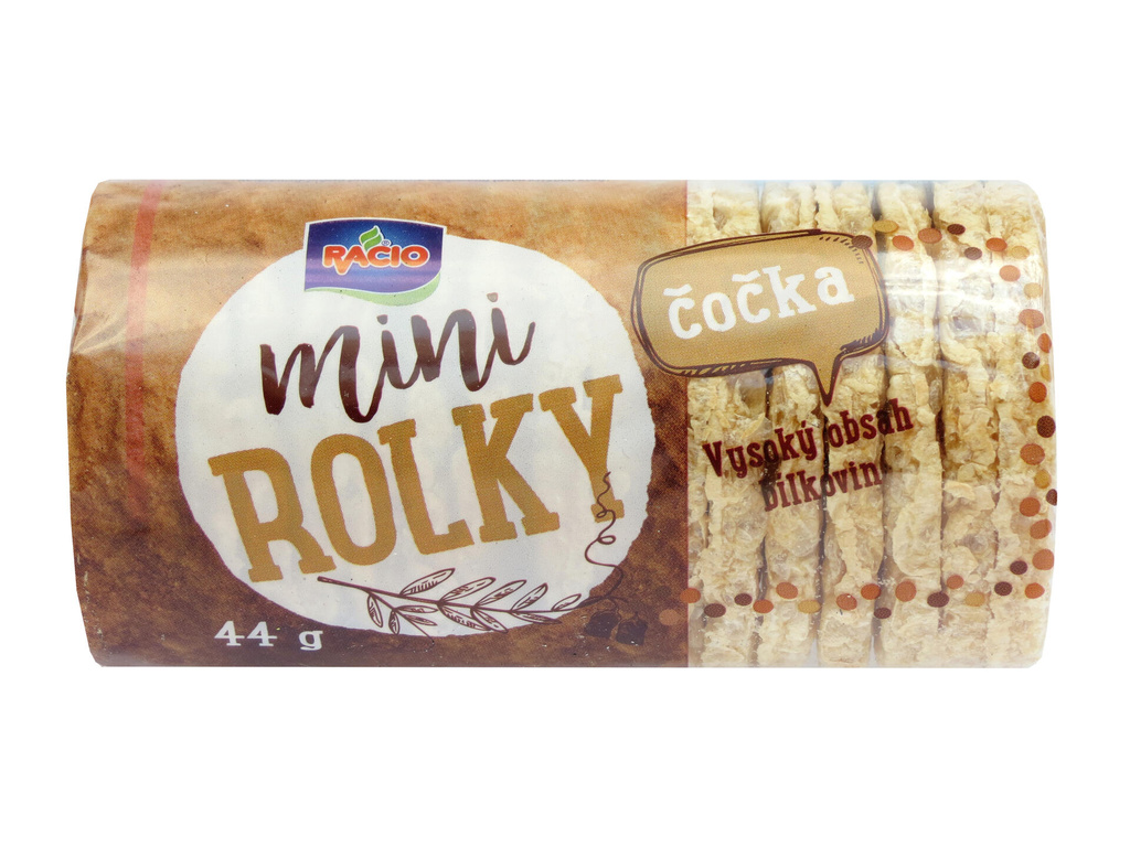 Mini rolky čočka 44g Racio